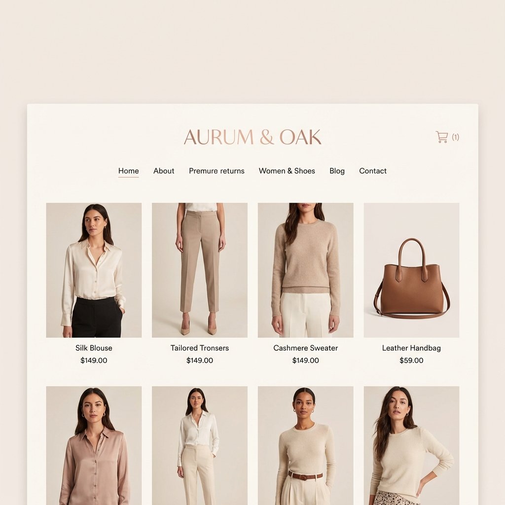 Elegant Boutique E-commerce