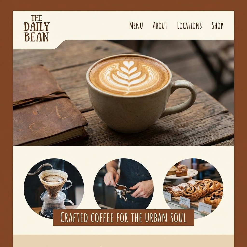 Cafe & Food Services Website